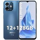 Unlocked Cell Phones Canada, Ulefone Note 16 Pro(12+128GB) Unlocked Smartphone, Android 13, 50MP Dual Cameras, 4400mAh, 6.52-inch Screen, Ultra Thin & Light 4G LTE Phones (Blue)