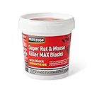 Pest Stop Super Rat & Mouse Killer MAX Wax Blocks - Baits for Mouse Rat - Mice Killer - Rat Control for Home, Office, Garden, Industry - (15 x 10g)