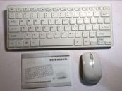 Weißes kabelloses kleines Tastatur- & Maus-Set für LG 32LA620V 32 Zoll Smart TV