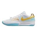 Nike Ja 1 Men's Basketball Shoes White/Metallic Gold FV1290-100 11.5