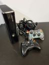 Xbox 360 S Slim Console 250GB 2x Controller and Cables PAL