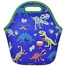 Fossils Dinosaur Lunch Bag - Neoprene Insulated Lunch Box for Boys Kids School Picnic Outdoor Lunch Handbag Waterproof Reusable Lunch Tote Bag Cooler Warm Pouch