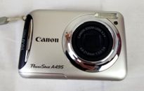 Canon PowerShot A495 Digital Camera - 10 Megapixel 3.3x Optical Zoom Tested GC