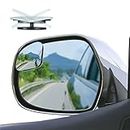 Car Blind Spot Mirror, 2PCS 5CM Round HD Glass Convex Wide Angle Adjustable Side Rear View Mirrors for Cars, SUVs, Trucks, Vans, Car Exterior Accessories
