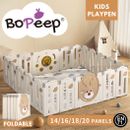 Bopeep Kids Playpen Baby Safety Gate Toddler Play Game Toy Foldable Panels