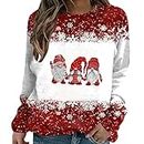 Miekld Womens Christmas Graphic Sweatshirts,track orders to be delivered,my account order history,women sale fashion,sales today,bulk clothing,ladies night gowns sale,sales today deals prime women,