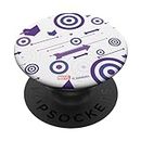 Marvel Hawkeye Arrows and Target Print PopSockets PopGrip Intercambiable
