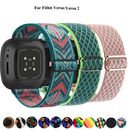 For Fitbit Versa 1 2 Lite Nylon Strap Fabric Elastic Band Stretchable Wristbands