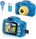 Kids Portable Digital Cameras with 16GB SD Card-Navy Blue