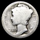 1916-D Mercury Dime ---- Nice Condition Key Date Coin --- #WW261BBB