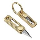 CLUB BOLLYWOOD Brass Mini Knife with Keychain Hole Package Opener Knife Key Chain Pendant | Knives & Blades |Home & Garden | Knives & Blades | Tools