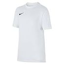 NIKE Unisex Kids Y Nk Dry Park Vii Jsy T shirt, White/Black, M UK