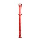 Kadence Soprano Recorder 8-hole (Red) With Cleaning Rod + Cover KAD-REC-RED (RED)