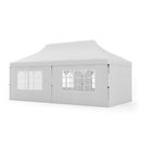 10 x 20 FT Pop up Canopy with 6 Sidewalls and Windows and Carrying Bag for Party Wedding Picnic