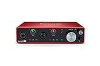 Focusrite Scarlett 4i4 3rd Gen USB Audio Interface, for Musicians, Songwriters, Guitarists, Content Creators High-Fidelity, Studio Quality Recording, and All the Software You Need to Record, Red