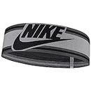 Nike Unisexe - Adulte M Elastic Headband Bandeau Bandeau BND, sail/Iron Grey/Noir, Taille Unique