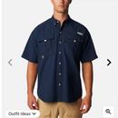 Columbia Shirts | Columbia Bahama Men’s Short Sleeve Shirt. Size Xl. | Color: Blue | Size: Xl