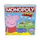 MONOPOLY Hasbro Gaming Monopoly Junior: Peppa Pig Edition Board Game for 2-4 Players, Indoor Game for Kids Ages 5 and Up (Amazon Exclusive)