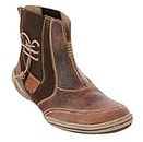 tZaro Pure Leather Textured Tan Chelsea Boots, FA6802CRZElas