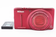 Nikon Digital Camera COOLPIX S9500 18.1 MP Red From Japan