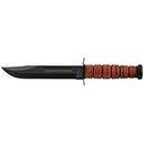 KA-BAR Knives, Inc Ka-Bar Staight Edge Full-Size US Navy Fixed Blade Knife Black