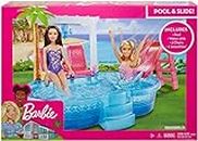 Barbie Glam Pool and Slide with Chairs, Chandelier and Smoothies