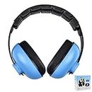 Baby Noise Cancelling Headphones, Ear Protection Earmuffs Noise Reduction for 0-3 Years Kids/Toddlers/Infant, for Babies Sleeping, Airplane, Concerts, Movie, Theater, Firework (Blue)