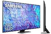 SAMSUNG TV QLED 4K 2023 55Q80C Smart T de 55" con Direct Full Array, Procesador Neural 4K con IA, Real Depth Enhancer, 40W con Dolby Atmos® y Motion Xcelerator Turbo+