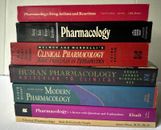 Lot Of 7 Pharmacology Texts Clinical Pharmacology Mixed Titles -PB Vintage