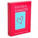 Excited & Exhausted Couples Drinking Game Funny Adults Party Drinking Games NEW