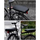 Cojín de esponja para asiento trasero de bicicleta de montaña accesorios para equipo de equitación (negro)