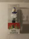  Snowman Wine Stopper / Cork Replacer New in Box