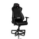 NITRO CONCEPTS S300 EX Gaming Chair - Carbon Black - Office Chair - Ergonomic - PU Leather - Up to 300 lbs Users - 90° to 135° Reclinable - Adjustable Height & Armrests