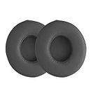 kwmobile Ear Pads Compatible with Beats Solo 2 Wireless/Solo 3 Wireless Earpads - 2x Replacement for Headphones - Dark Grey