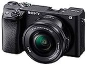 Sony Alpha A6400 Mirrorless Camera: Compact APS-C Interchangeable Lens Digital Camera with Real-Time Eye Auto Focus, 4K Video, Flip Screen and 16-50mm Lens - E Mount Compatible Cameras - Ilce-6400L/B