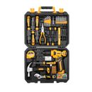 DEKOPRO 126 Pcs Tool Set Mechanics Tools Kit & Electric Driver Set DIY Tool Kit