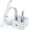 30W iPhone Fast Charger,PD 3.0 USB C Wall Charger Plug with 6FT USB-C to Cable,Compatible with iPhone 14/14 Pro/14 Pro Max/13/13 Pro/13 Pro Max/12/12 Pro/12 Pro Max/11/11Pro/XS Max/XS/XR/X/SE/iPad