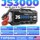 TOPDON JS3000 Jump Starter Box Portable Battery Booster Pack 24000mAh Power Bank