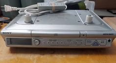 Sony Under Cabinet Mega Bass Radio AM/FM CD Player Clock ICF-CD543RM with Remote
