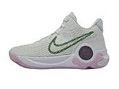 Nike Men's KD Trey 5 IX Basketball Sneakers, Summit White/Lime Glow-White, 10 M US