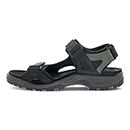 ECCO Shoes Men's Offroad Yucatan Sandal, Black Mole Black, 43 Medium EU (9-9.5 US)