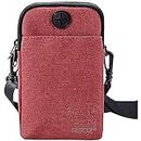 AGOZ Crossbody Handbag, Pink Cell Phone Purse Wallet Sling Shoulder Bag Strap For Apple Iphone 11 Pro Max, Xs Max Xr X 8 Plus 7 6S, Galaxy S10 Plus S10E, Note 10 9 8,S9 S8 J7 A10E, Google Pixel 4 3 Xl