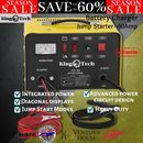 Kingtech 2in1 Battery Charger Jump Starter Dual Heavy Duty Car Charger 40Amp New