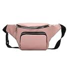 STYLTE Waist Bag for Men & Women | Fanny Pack for Men | Trendy Mobile Waist Pouch Pocket Bag for Girls and Boys | Waterproof Hip and Side Bags for Outdoor Hiking Travel Sports Cycling (Peach)