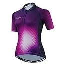 Weimostar Women's Cycling Jersey Short Sleeve Bike Shirt Top, 0020-sj, Medium