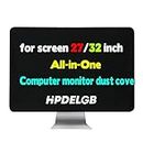 HPDELGB Computer monitor dust cover black for screen 27-32 inch or for All in One LCD TV dust Dustproof cover ( screen size 27-32 inch Monitor Dust Cover)