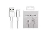 1Pack Apple Original Charger [Apple MFi Certified] Lightning to USB Cable Compatible iPhone Xs Max/Xr/Xs/X/8/7/6s/6plus/5s,iPad Pro/Air/Mini,iPod Touch(White 2M/6.6FT) Original Certified