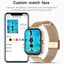 2021 Smart Watch Women Men Heart Rate For Phone Android Bluetooth Waterproof AU