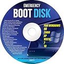 Ralix Windows Emergency Boot Disk - For Windows 98, 2000, XP, Vista, 7, 10 PC Repair DVD All in One Tool (Latest Version)