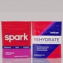AdvoCare Energized Hydration Bundle Spark Vitamin & Amino Acid Supplement Rehydrate Electrolyte Drink Mix - Fruit Punch - 28 Total Stick Packs